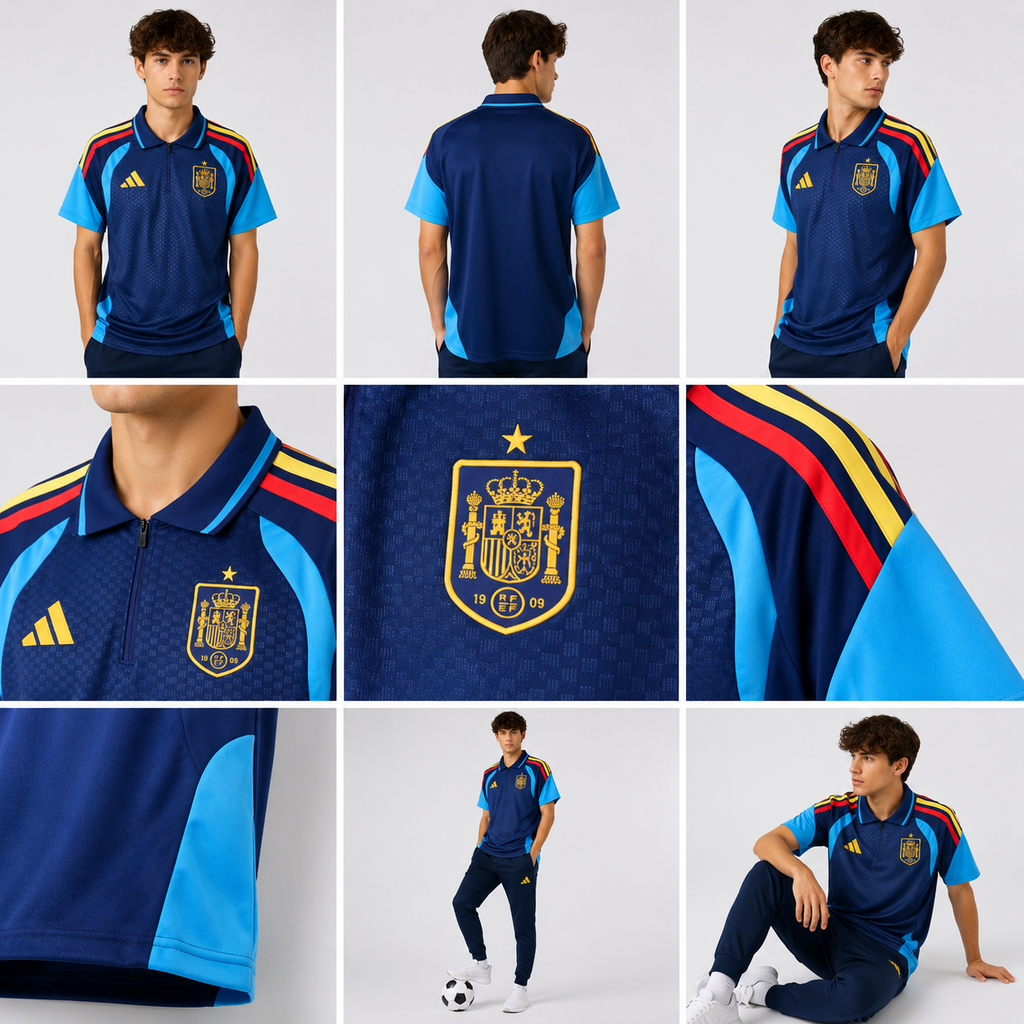 Spain Polo Fan Version Jersey - Limited Edition