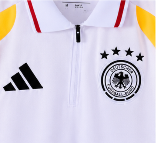 Germany White Polo Fan Version Jersey - Limited Edition