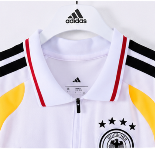 Germany White Polo Fan Version Jersey - Limited Edition